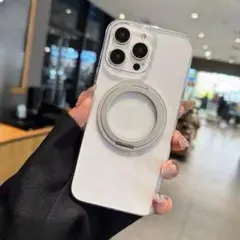 iPhone14Pro ケース MagSafe対応 強力磁石 スタンド クリア