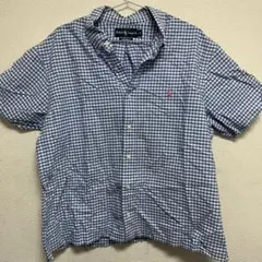 Ralph Lauren 半袖チェックシャツ XLサイズ 90's リメイク