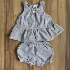 ‼️再値下げ‼️べべ⭐︎セットアップ　ワンピース　女の子　80