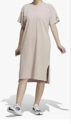 adidas THREE STRIPES カットソーワンピース M