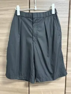 UNIQLO U タックワイドショーツ ブラック Sのサムネイル
