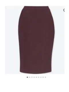 【美品】UNIQLO タイトスカート ワインレッド S