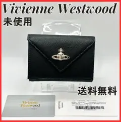 Vivienne Westwood 折財布 黒ブラック エナメル シンプル 金 - メルカリ
