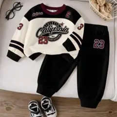 セットアップ 上下セット カジュアル 秋冬春服 スエット　ベビー