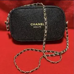 [CHANEL BEAUTE]入手困難品 ホリデーノベルティ グリッターポーチ