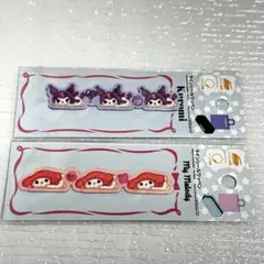 新品✨️ダイソー ラインシールワッペン マイメロディ クロミ サンリオ 2点セット