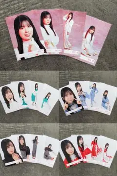 4L58： 櫻坂46 浅井恋乃未 摩擦係数 新参者 赤白 赤緑 水色 生写真