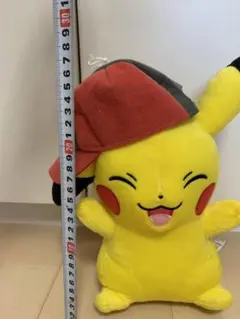 未使用品 ポケモン 帽子をかぶったピカチュウ でっかいぬいぐるみ タグ付