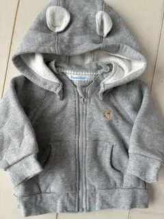 最終値下げ⭐︎familiar フード付きトレーナー 70サイズ グレー