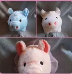 豚のぬいぐるみ3点セット