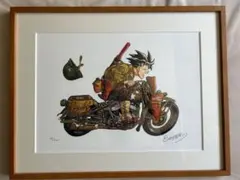 劇場版ドラゴンボール　鳥山明直筆サイン高級複製原画25周年記念　新品ポスター付き ドラゴンボール 複製原画 鳥山明 直筆サイン入り スーパーサイヤ
