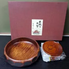 本欅 菓子器 喰籠 伝統工芸品 欅 張本宏幸 - メルカリ