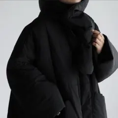 ノーカラージャケット ダウンジャケット