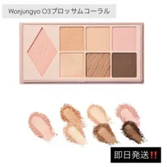 03 ブロッサムコーラル Ｗ デイリームードアップパレット ウォンジョンヨ 韓国のサムネイル