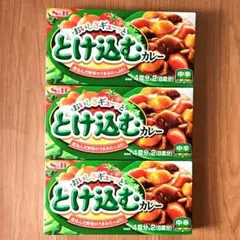 S&B とけ込むカレー 中辛 3箱セットのサムネイル