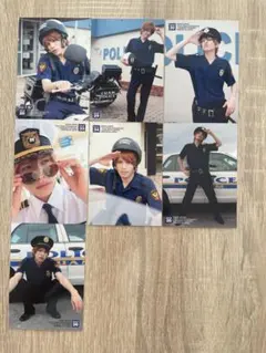 山本裕典トレカカード7枚セット(裏表印刷)