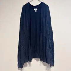 オールドネイビー カーディガン Vネック 長袖 ビッグサイズ XXL 濃紺