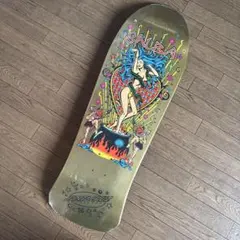 SANTA CRUZ スケボーデッキ SALBA サルバゴールド10.4インチ