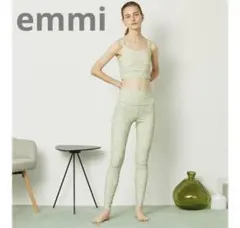 emmi yoga ヨガウェア セットアップ グレー サイズ0 - メルカリ