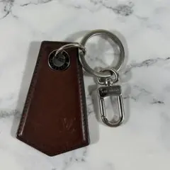 HERMES エルメス ポルトクレ タブ レザー キーリング ブラウン - メルカリ
