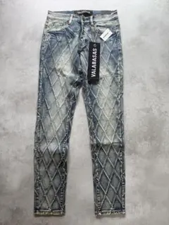 VALABASAS バラバサス ダメージスキニーフレアデニム 新品 28 - メルカリ