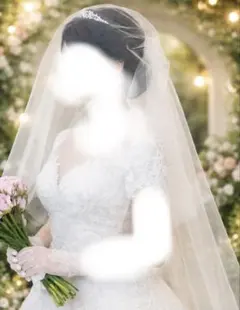 ウェディングベール（3m／オフホワイト）