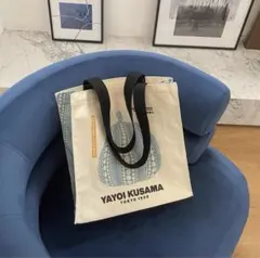 草間彌生×FATSLIM LIBLARYコラボ商品　カボチャエコバッグ　Lサイズ