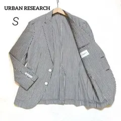 URBAN RESEARCH シアサッカー ストライプ テーラードジャケット Sのサムネイル