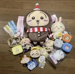 ちいかわグッズまとめ売り18点ぬいぐるみマスコットポーチ うさぎ多め