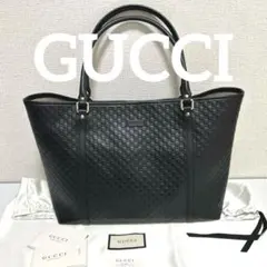 極美品❗️★グッチ GUCCI マイクログッチシマトートバッグ