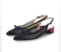 MODE ET JACOMO リボンモチーフチュールバックベルト