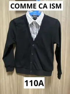 【美品】COMME CA ISM 重ね着風トップス 110Aフォーマル