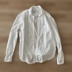 未使用級✨フランク&アイリーン リネン100%バリー 白 USA製 S相当