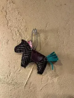 B-4【一点物】本革 馬チャーム｜2026年干支｜幸運のお守り