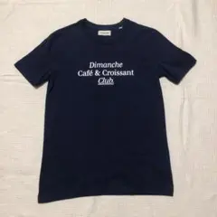 Les Petits Basics オーガニックコットン ロゴTシャツ ネイビーのサムネイル