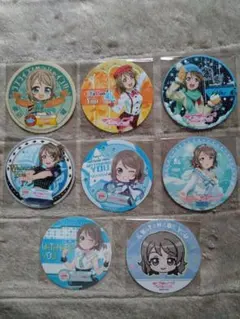 ラブライブサンシャイン まちあるき缶バッジ 渡辺曜 まとめ売り セット