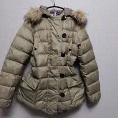 カーキ ダウンジャケット