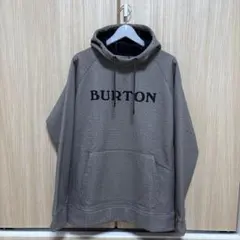 BURTON バートン　パーカー　グレー　Ｌサイズ スノーボード　裏起毛