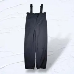 ハイウエスト サロペット サスペンダー付 レディース ブラック F 撥水