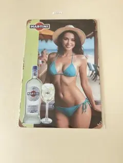MARTINI マルティーニ ブリキ看板 インテリア