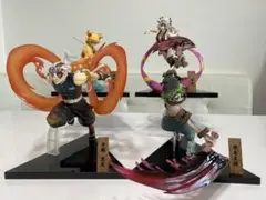 【フィギュア賞セミコンプセット②】一番くじ 鬼滅の刃～鬼の棲む街～4体まとめ売り