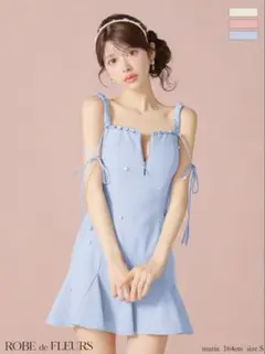 ローブドフルール　キャラドレス　水色