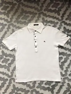 BURBERRY BLACK LABEL Mサイズ ホワイトポロシャツ サイズ2