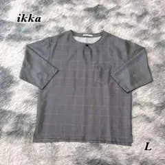ikka 七分袖　トップス　メンズシャツ