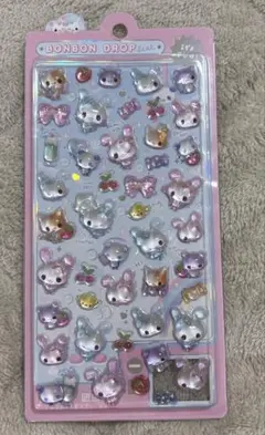 ボンボンドロップシール　キャンディツインズ