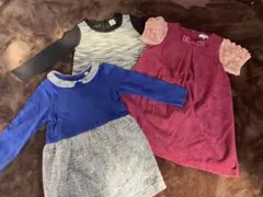 女の子 ワンピース 3枚セット