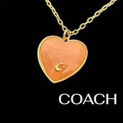 COACH コーチ ハート型ネックレス 美品