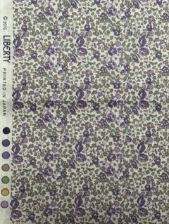 リバティプリント　エロイーズ　パープル　135　タナローン