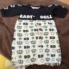 BABY DOLL クラウン柄ロンパース