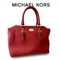MICHAEL KORS ボルドー　レッド　ハンドバッグ